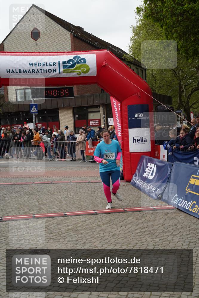 04.05.2025 - 8. Wedeler Halbmarathon Felixshl http://msf.ph/oto/7818471 04.05.2025 11:40:33 Ziel 975, 1009, 1065, 1085 meine-sportfotos.de