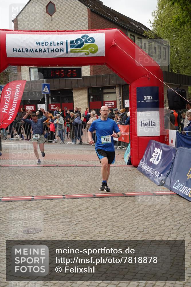 04.05.2025 - 8. Wedeler Halbmarathon Felixshl http://msf.ph/oto/7818878 04.05.2025 11:45:23 Ziel 320, 639 meine-sportfotos.de