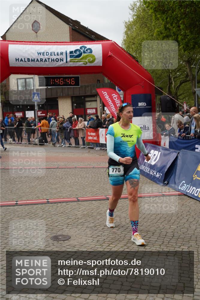 04.05.2025 - 8. Wedeler Halbmarathon Felixshl http://msf.ph/oto/7819010 04.05.2025 11:46:44 Ziel 487, 770, 851, 855, 999 meine-sportfotos.de