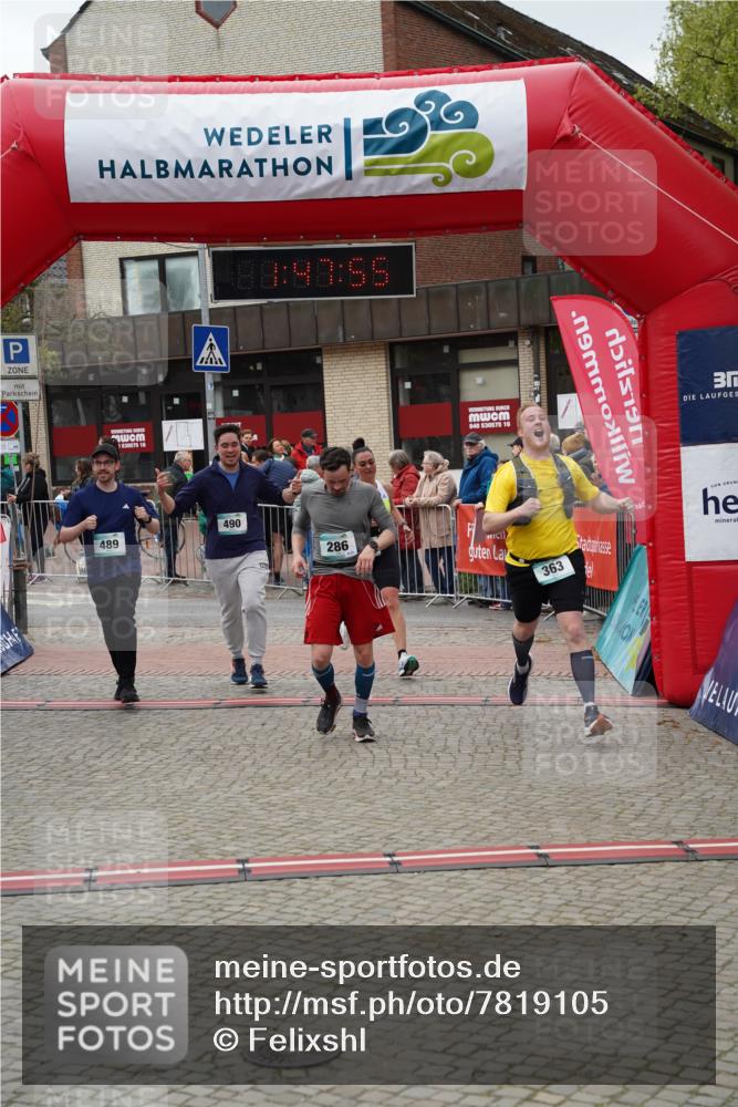 04.05.2025 - 8. Wedeler Halbmarathon Felixshl http://msf.ph/oto/7819105 04.05.2025 11:47:53 Ziel 125, 286, 363, 489, 490, 1187 meine-sportfotos.de