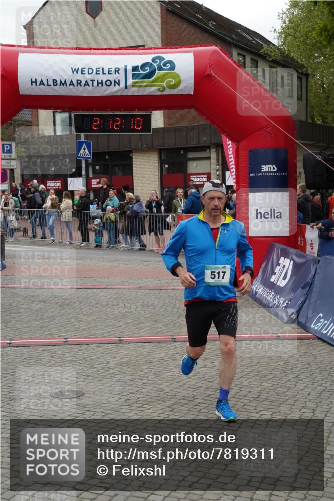 04.05.2025 - 8. Wedeler Halbmarathon Felixshl http://msf.ph/oto/7819311 04.05.2025 12:12:08 Ziel 517 meine-sportfotos.de
