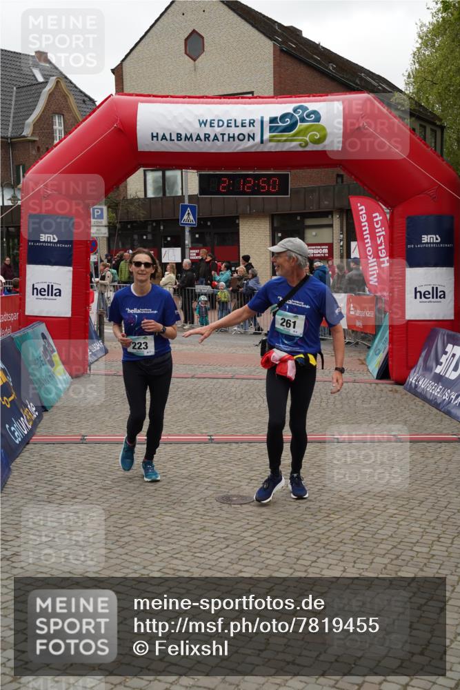 04.05.2025 - 8. Wedeler Halbmarathon Felixshl http://msf.ph/oto/7819455 04.05.2025 12:12:48 Ziel 183, 205, 223, 261 meine-sportfotos.de
