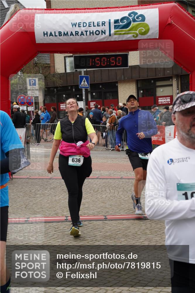 04.05.2025 - 8. Wedeler Halbmarathon Felixshl http://msf.ph/oto/7819815 04.05.2025 11:50:48 Ziel 636, 865, 981, 1071 meine-sportfotos.de