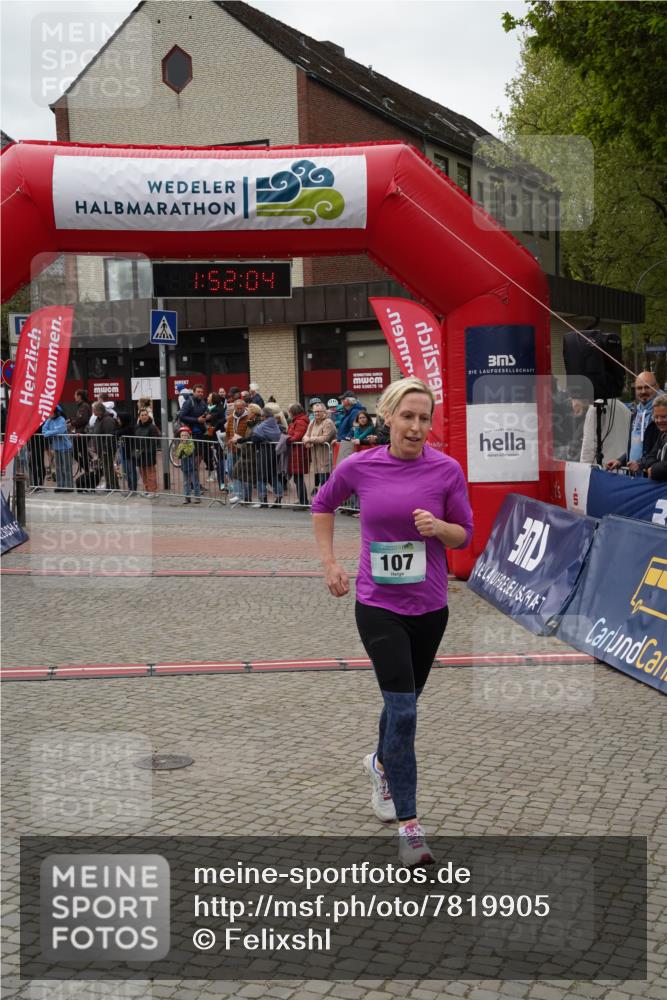 04.05.2025 - 8. Wedeler Halbmarathon Felixshl http://msf.ph/oto/7819905 04.05.2025 11:52:02 Ziel 107 meine-sportfotos.de