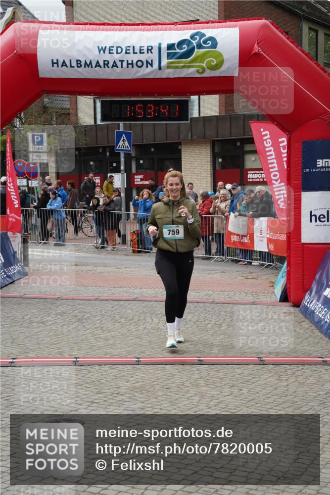 04.05.2025 - 8. Wedeler Halbmarathon Felixshl http://msf.ph/oto/7820005 04.05.2025 11:53:39 Ziel 759 meine-sportfotos.de