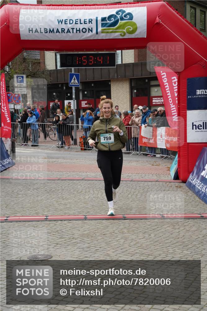 04.05.2025 - 8. Wedeler Halbmarathon Felixshl http://msf.ph/oto/7820006 04.05.2025 11:53:39 Ziel 759 meine-sportfotos.de