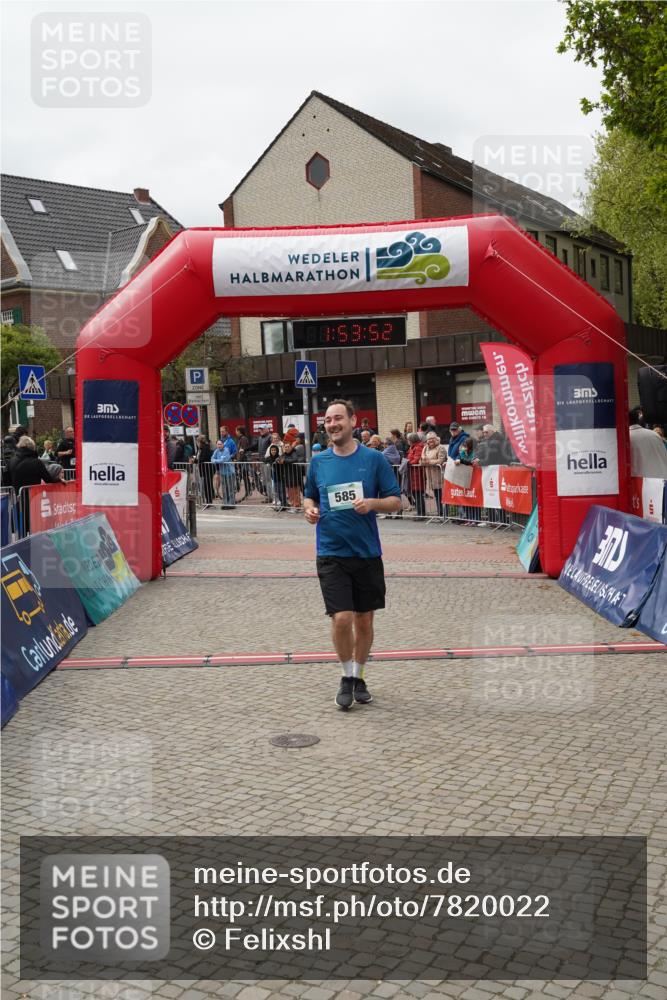 04.05.2025 - 8. Wedeler Halbmarathon Felixshl http://msf.ph/oto/7820022 04.05.2025 11:53:50 Ziel 585 meine-sportfotos.de