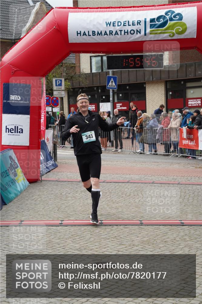 04.05.2025 - 8. Wedeler Halbmarathon Felixshl http://msf.ph/oto/7820177 04.05.2025 11:55:43 Ziel 343 meine-sportfotos.de