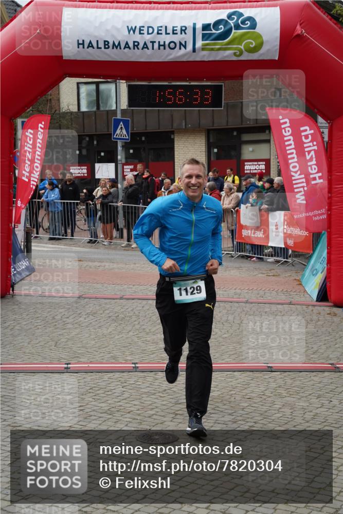 04.05.2025 - 8. Wedeler Halbmarathon Felixshl http://msf.ph/oto/7820304 04.05.2025 11:56:30 Ziel 1129 meine-sportfotos.de