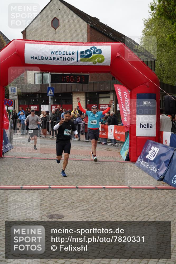04.05.2025 - 8. Wedeler Halbmarathon Felixshl http://msf.ph/oto/7820331 04.05.2025 11:56:35 Ziel 723, 951, 994, 1056, 1129 meine-sportfotos.de