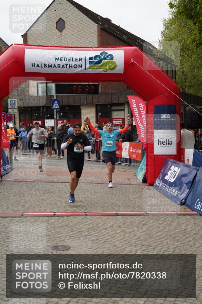 04.05.2025 - 8. Wedeler Halbmarathon Felixshl http://msf.ph/oto/7820338 04.05.2025 11:56:35 Ziel 723, 951, 994, 1056, 1129 meine-sportfotos.de