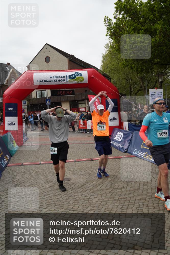 04.05.2025 - 8. Wedeler Halbmarathon Felixshl http://msf.ph/oto/7820412 04.05.2025 11:56:40 Ziel 723, 951, 994, 1056 meine-sportfotos.de
