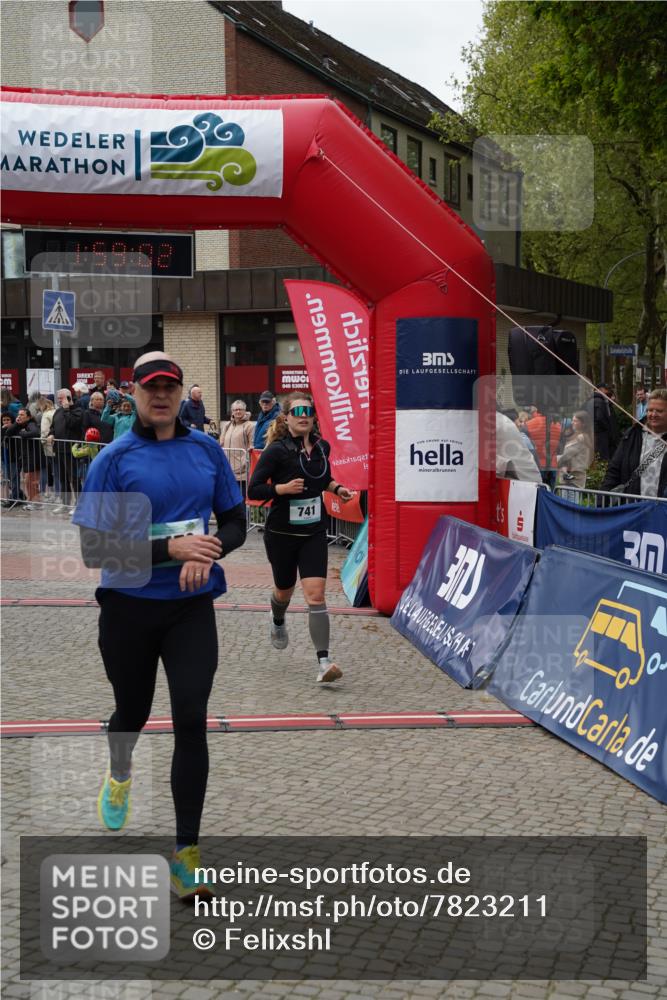 04.05.2025 - 8. Wedeler Halbmarathon Felixshl http://msf.ph/oto/7823211 04.05.2025 11:59:00 Ziel 345, 470, 741 meine-sportfotos.de