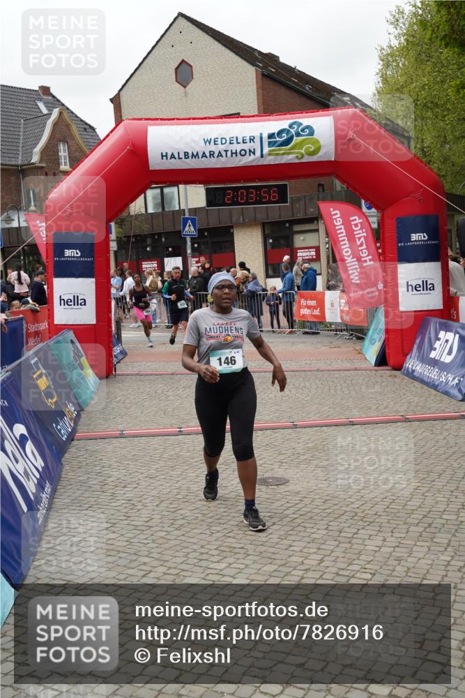 04.05.2025 - 8. Wedeler Halbmarathon Felixshl http://msf.ph/oto/7826916 04.05.2025 12:03:54 Ziel 146, 494, 926 meine-sportfotos.de
