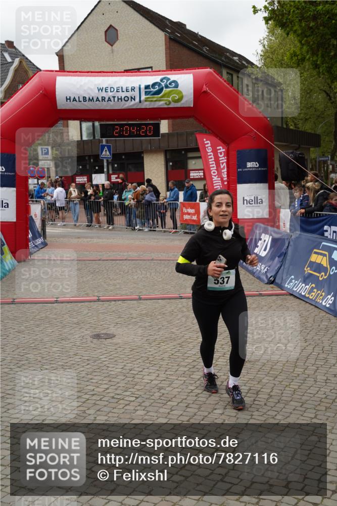 04.05.2025 - 8. Wedeler Halbmarathon Felixshl http://msf.ph/oto/7827116 04.05.2025 12:04:18 Ziel 537 meine-sportfotos.de