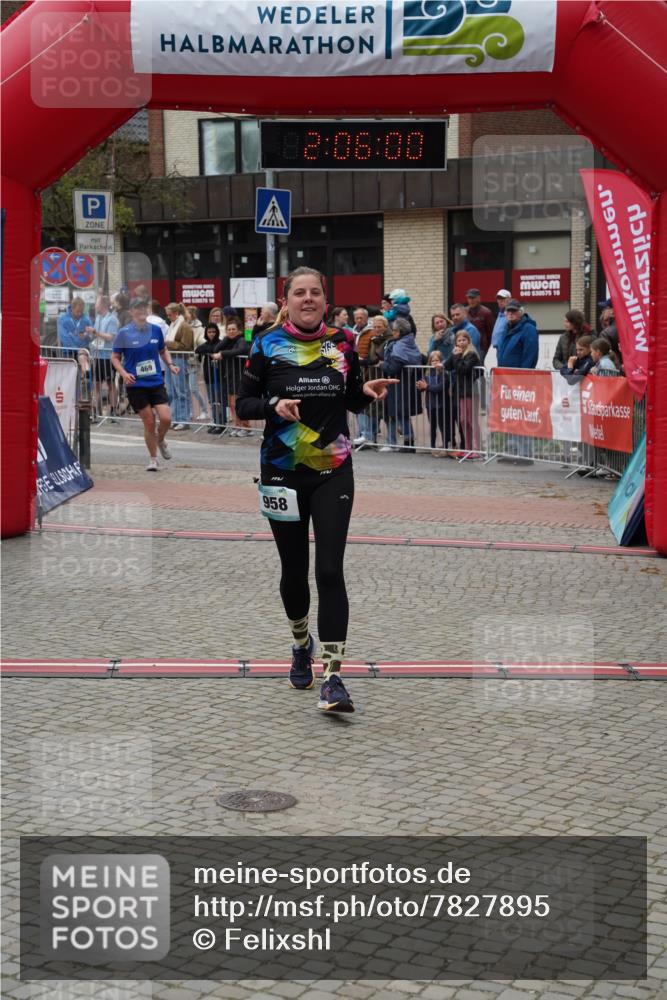 04.05.2025 - 8. Wedeler Halbmarathon Felixshl http://msf.ph/oto/7827895 04.05.2025 12:05:58 Ziel 45, 469, 958 meine-sportfotos.de