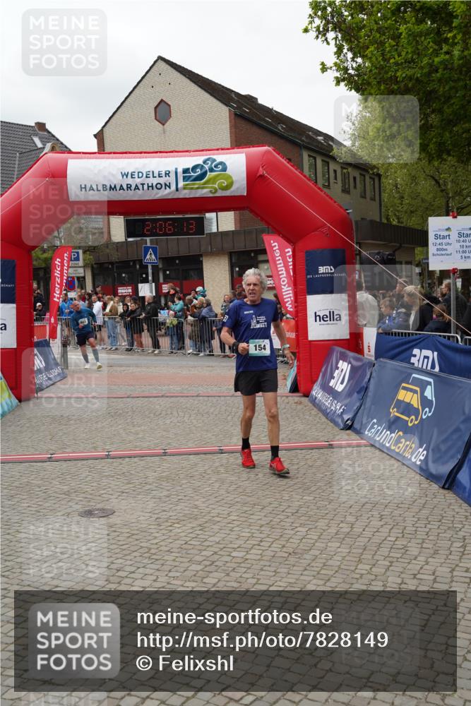 04.05.2025 - 8. Wedeler Halbmarathon Felixshl http://msf.ph/oto/7828149 04.05.2025 12:06:11 Ziel 154, 445, 943 meine-sportfotos.de