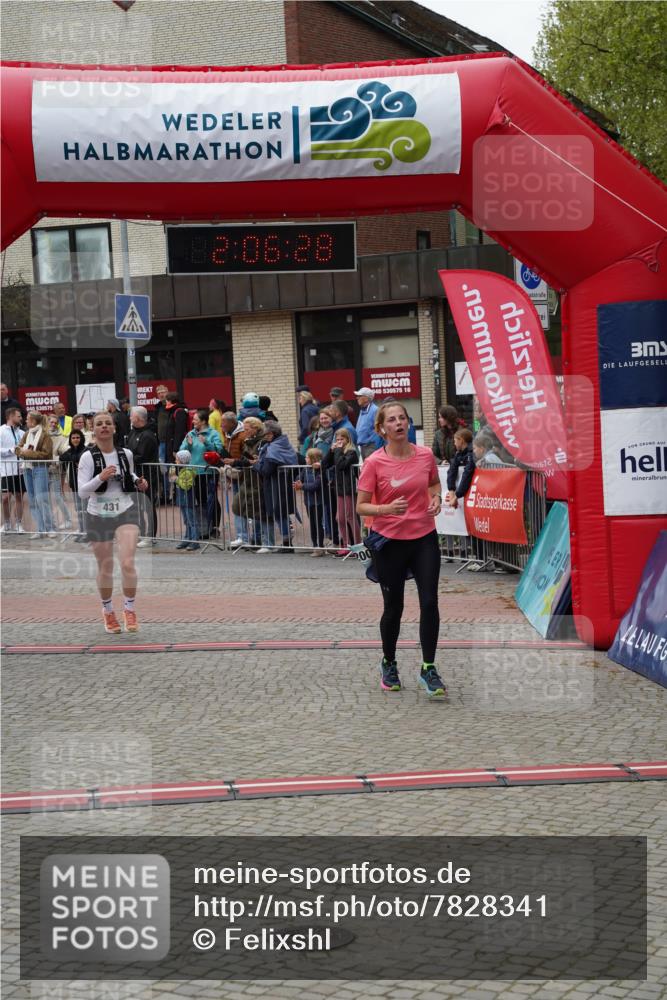 04.05.2025 - 8. Wedeler Halbmarathon Felixshl http://msf.ph/oto/7828341 04.05.2025 12:06:26 Ziel 200, 431 meine-sportfotos.de