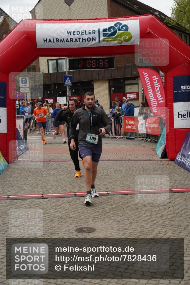 04.05.2025 - 8. Wedeler Halbmarathon Felixshl http://msf.ph/oto/7828436 04.05.2025 12:06:33 Ziel 192, 195, 198, 548 meine-sportfotos.de