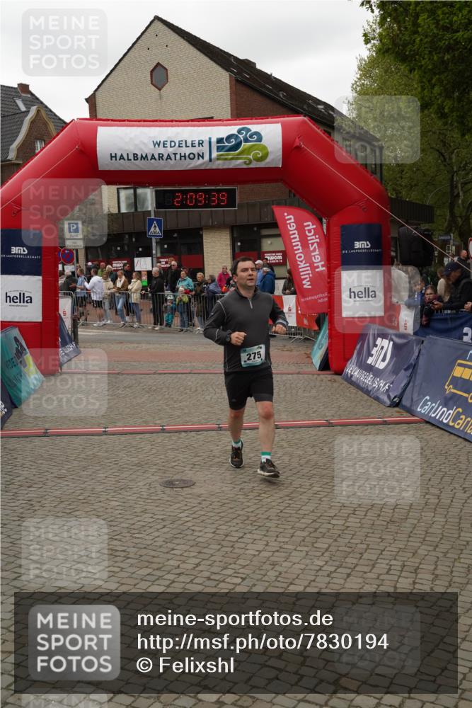 04.05.2025 - 8. Wedeler Halbmarathon Felixshl http://msf.ph/oto/7830194 04.05.2025 12:09:37 Ziel 275 meine-sportfotos.de