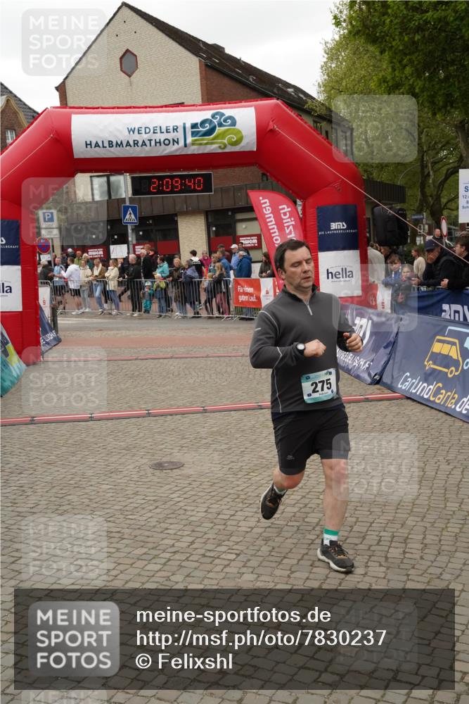 04.05.2025 - 8. Wedeler Halbmarathon Felixshl http://msf.ph/oto/7830237 04.05.2025 12:09:38 Ziel 275 meine-sportfotos.de