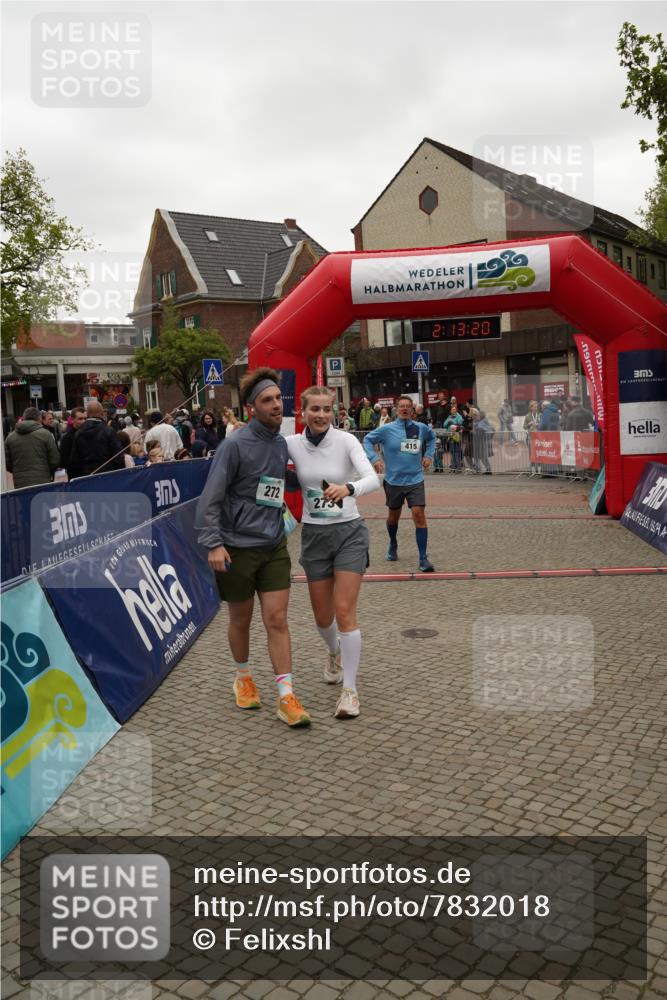 04.05.2025 - 8. Wedeler Halbmarathon Felixshl http://msf.ph/oto/7832018 04.05.2025 12:13:18 Ziel 273, 415 meine-sportfotos.de
