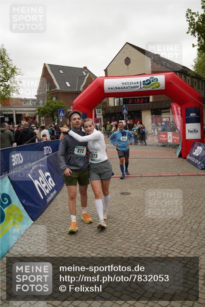 04.05.2025 - 8. Wedeler Halbmarathon Felixshl http://msf.ph/oto/7832053 04.05.2025 12:13:18 Ziel 273, 415 meine-sportfotos.de