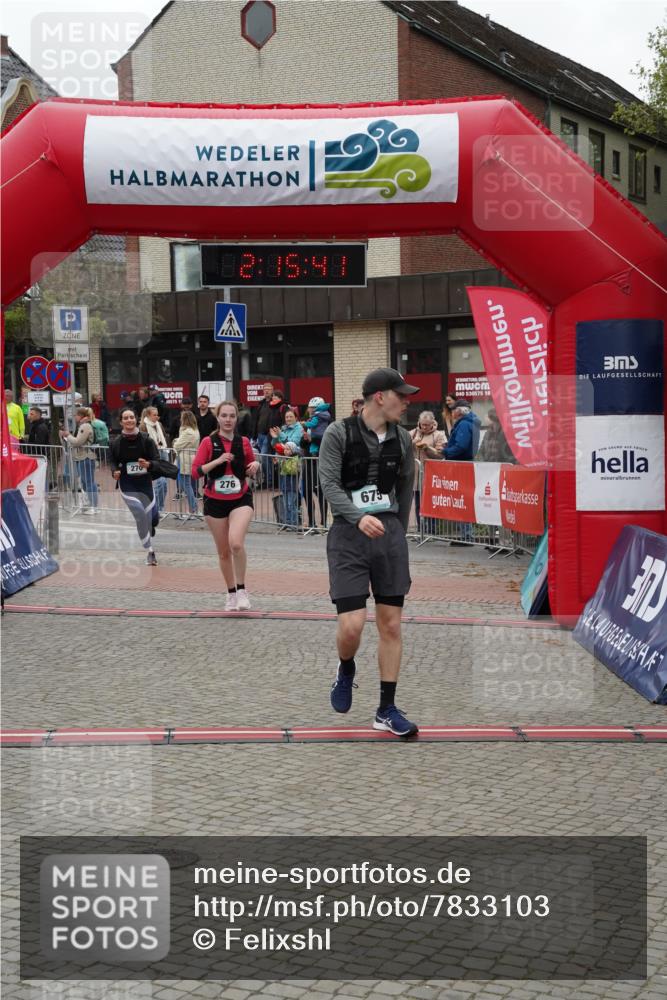 04.05.2025 - 8. Wedeler Halbmarathon Felixshl http://msf.ph/oto/7833103 04.05.2025 12:15:39 Ziel 270, 276, 675 meine-sportfotos.de