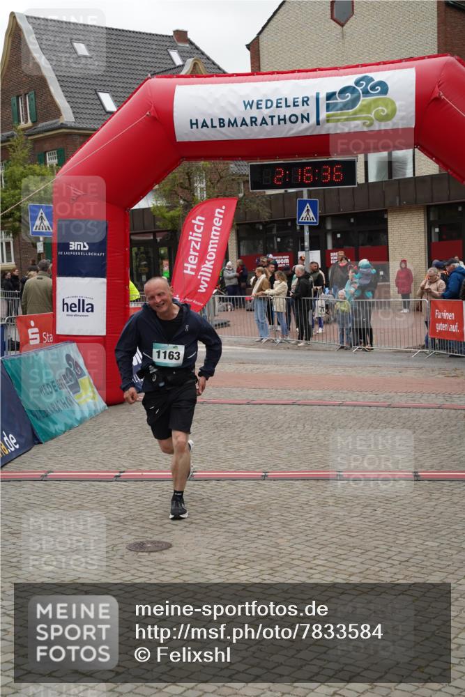 04.05.2025 - 8. Wedeler Halbmarathon Felixshl http://msf.ph/oto/7833584 04.05.2025 12:16:34 Ziel 1163 meine-sportfotos.de
