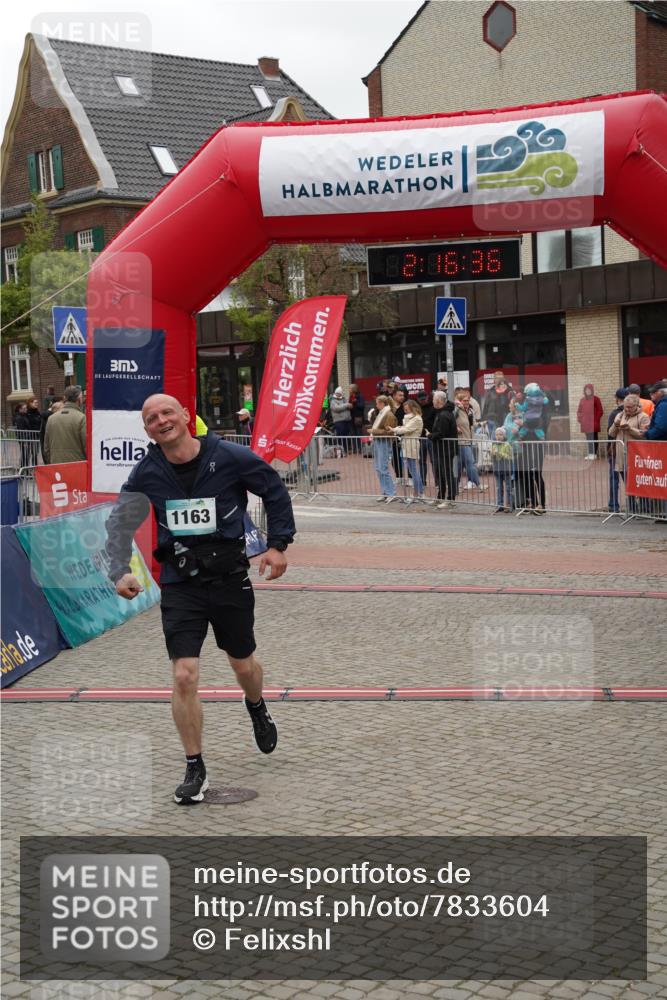04.05.2025 - 8. Wedeler Halbmarathon Felixshl http://msf.ph/oto/7833604 04.05.2025 12:16:34 Ziel 1163 meine-sportfotos.de