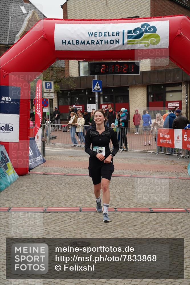 04.05.2025 - 8. Wedeler Halbmarathon Felixshl http://msf.ph/oto/7833868 04.05.2025 12:17:18 Ziel 439 meine-sportfotos.de