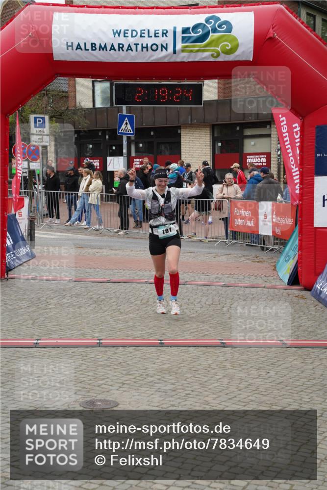 04.05.2025 - 8. Wedeler Halbmarathon Felixshl http://msf.ph/oto/7834649 04.05.2025 12:19:22 Ziel 181 meine-sportfotos.de