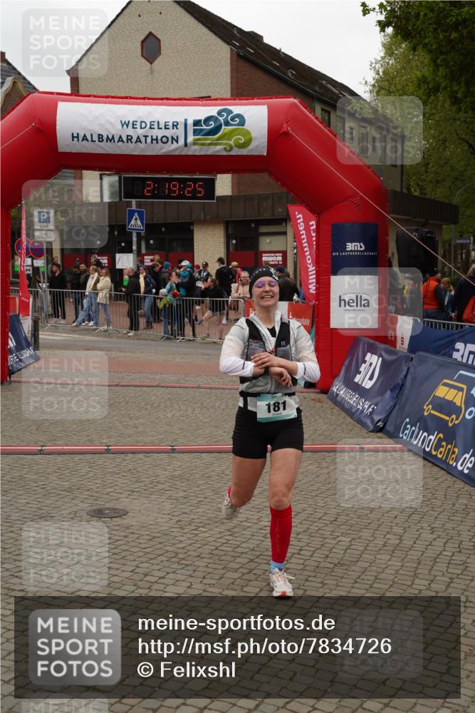 04.05.2025 - 8. Wedeler Halbmarathon Felixshl http://msf.ph/oto/7834726 04.05.2025 12:19:23 Ziel 181 meine-sportfotos.de