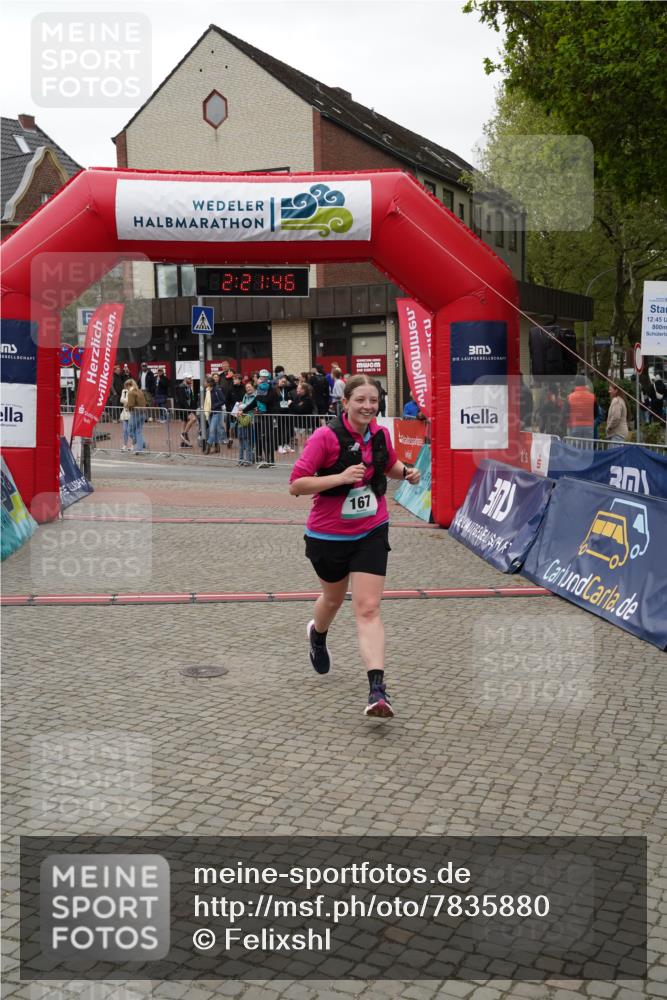 04.05.2025 - 8. Wedeler Halbmarathon Felixshl http://msf.ph/oto/7835880 04.05.2025 12:21:43 Ziel 167 meine-sportfotos.de