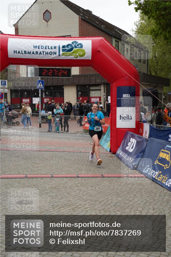 04.05.2025 - 8. Wedeler Halbmarathon Felixshl http://msf.ph/oto/7837269 04.05.2025 12:27:21 Ziel 385 meine-sportfotos.de