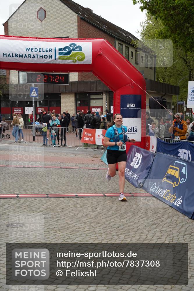 04.05.2025 - 8. Wedeler Halbmarathon Felixshl http://msf.ph/oto/7837308 04.05.2025 12:27:22 Ziel 385 meine-sportfotos.de