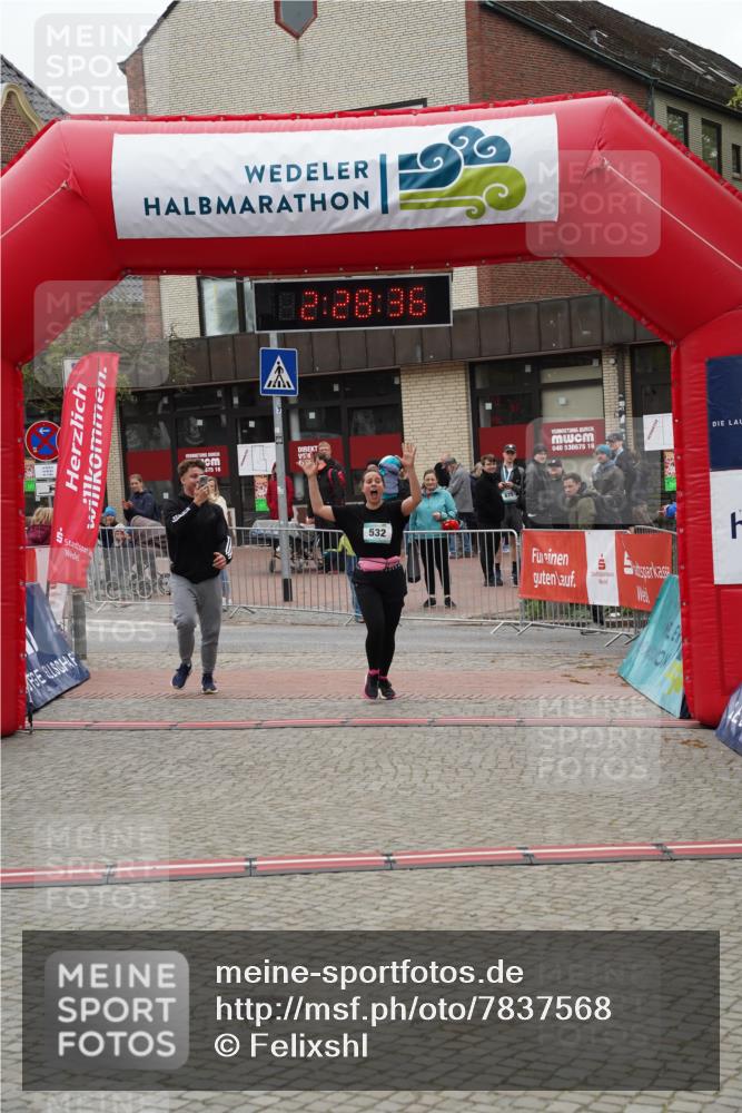 04.05.2025 - 8. Wedeler Halbmarathon Felixshl http://msf.ph/oto/7837568 04.05.2025 12:28:34 Ziel 532 meine-sportfotos.de