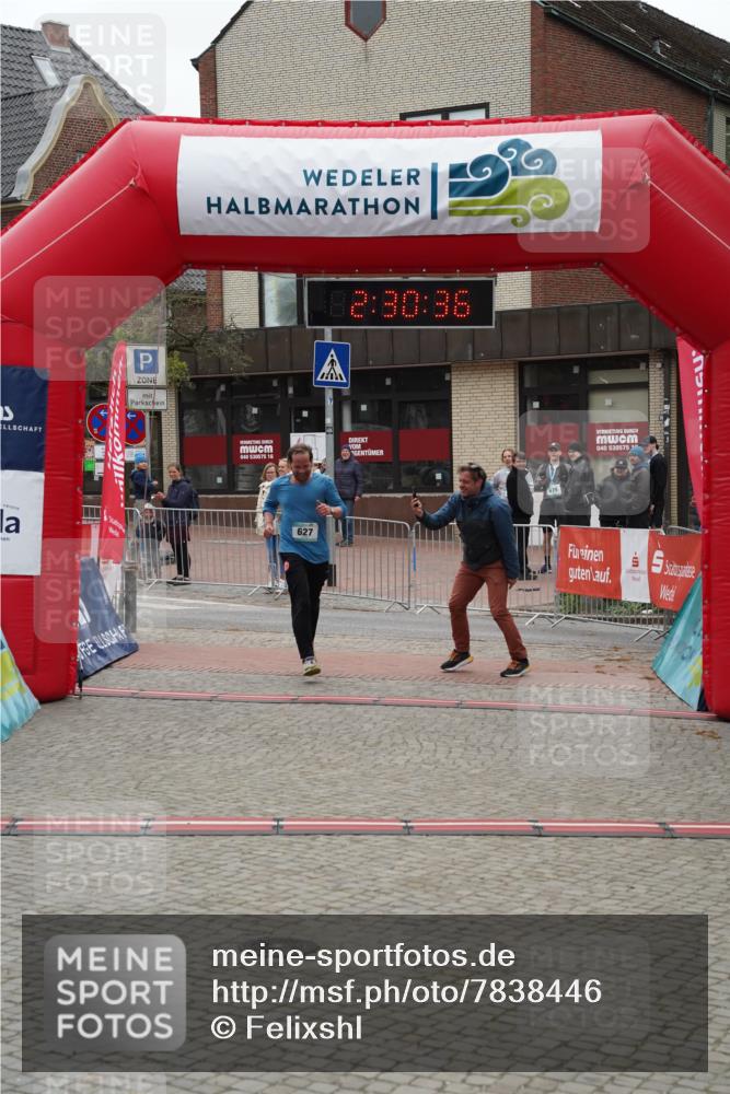 04.05.2025 - 8. Wedeler Halbmarathon Felixshl http://msf.ph/oto/7838446 04.05.2025 12:30:34 Ziel 627 meine-sportfotos.de