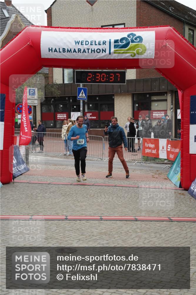 04.05.2025 - 8. Wedeler Halbmarathon Felixshl http://msf.ph/oto/7838471 04.05.2025 12:30:35 Ziel 627 meine-sportfotos.de