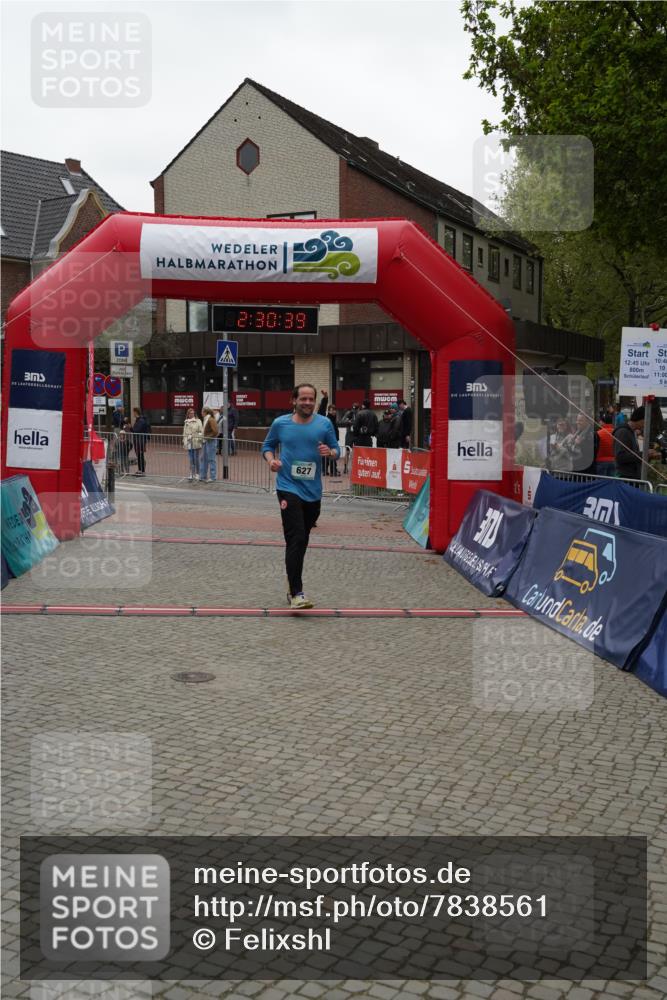 04.05.2025 - 8. Wedeler Halbmarathon Felixshl http://msf.ph/oto/7838561 04.05.2025 12:30:37 Ziel 627 meine-sportfotos.de