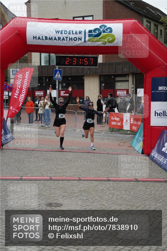 04.05.2025 - 8. Wedeler Halbmarathon Felixshl http://msf.ph/oto/7838910 04.05.2025 12:31:54 Ziel 260, 262 meine-sportfotos.de