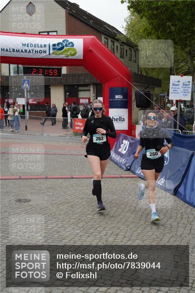 04.05.2025 - 8. Wedeler Halbmarathon Felixshl http://msf.ph/oto/7839044 04.05.2025 12:31:57 Ziel 260, 262 meine-sportfotos.de