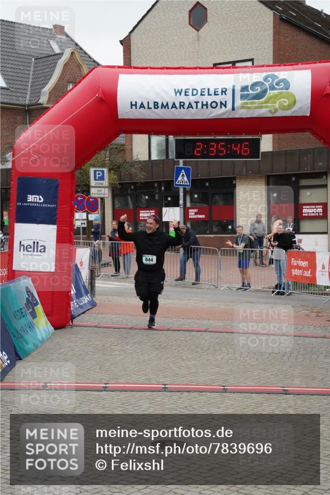 04.05.2025 - 8. Wedeler Halbmarathon Felixshl http://msf.ph/oto/7839696 04.05.2025 12:35:44 Ziel 644 meine-sportfotos.de
