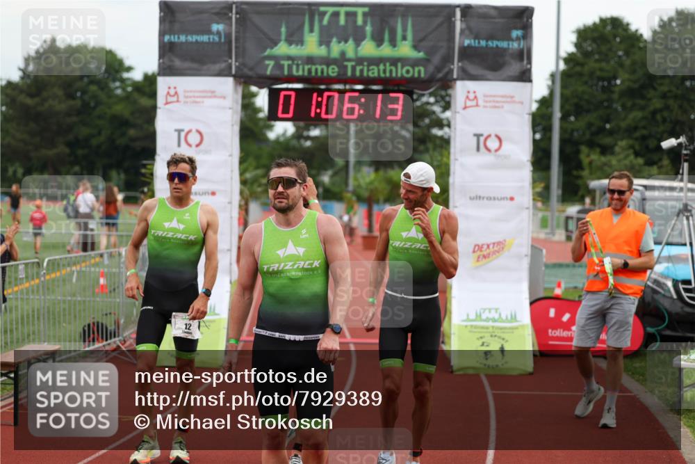 15.06.2025 - 7 Türme Triathlon Michael Strokosch http://msf.ph/oto/7929389 15.06.2025 10:06:13 Ziel 11, 12, 13, 14 meine-sportfotos.de