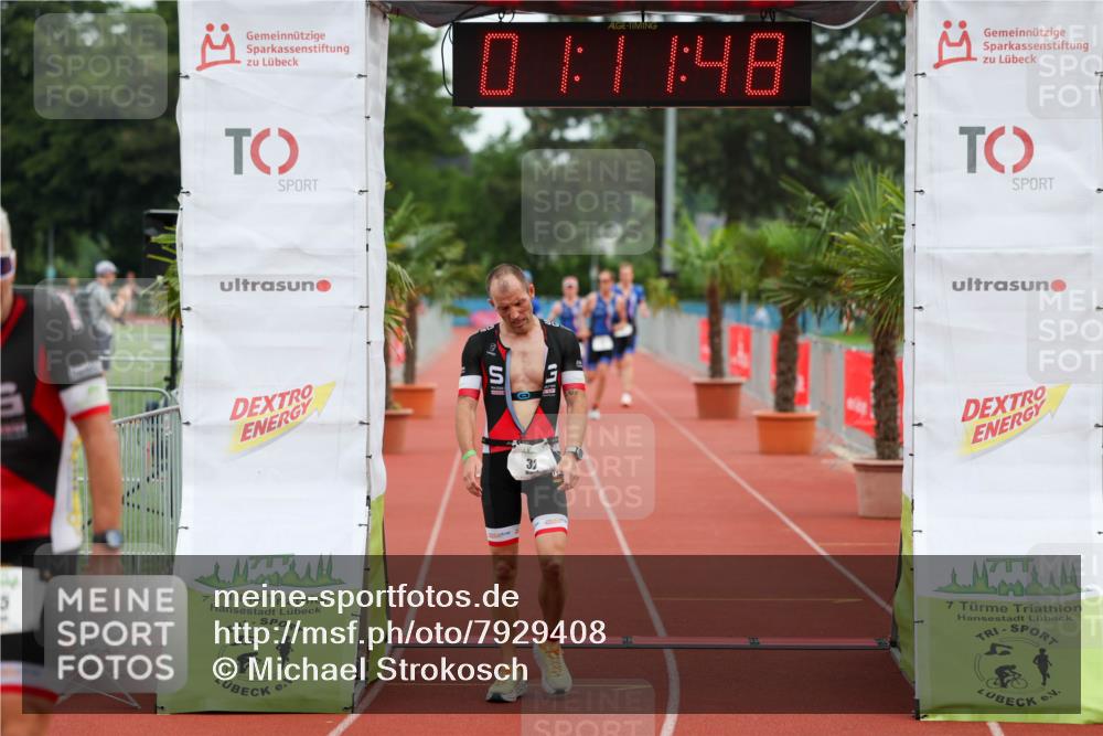 15.06.2025 - 7 Türme Triathlon Michael Strokosch http://msf.ph/oto/7929408 15.06.2025 10:11:49 Ziel 32, 35 meine-sportfotos.de