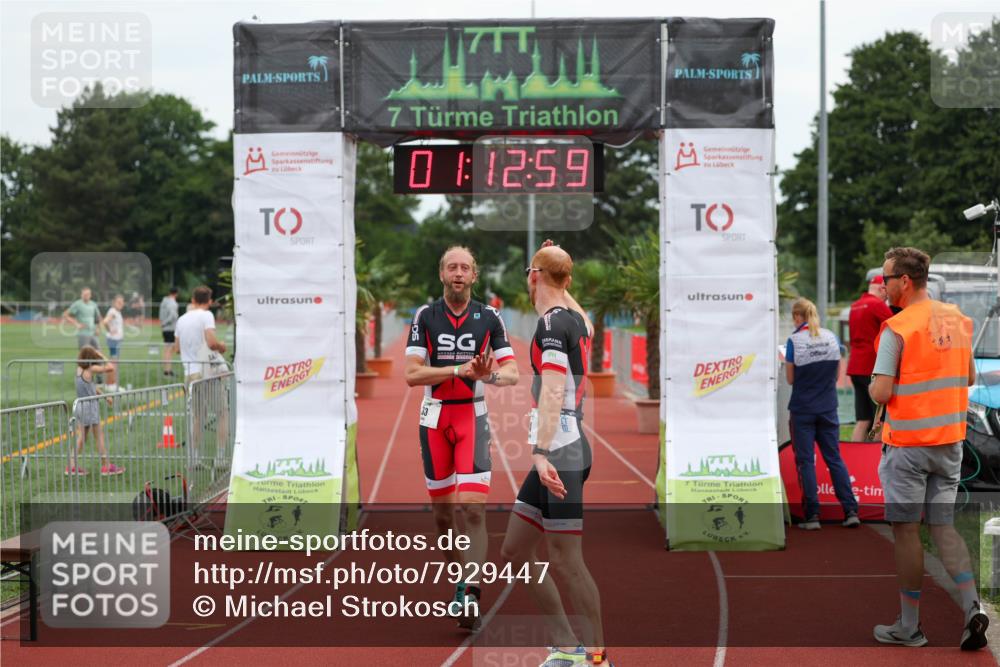 15.06.2025 - 7 Türme Triathlon Michael Strokosch http://msf.ph/oto/7929447 15.06.2025 10:13:00 Ziel 33, 34 meine-sportfotos.de