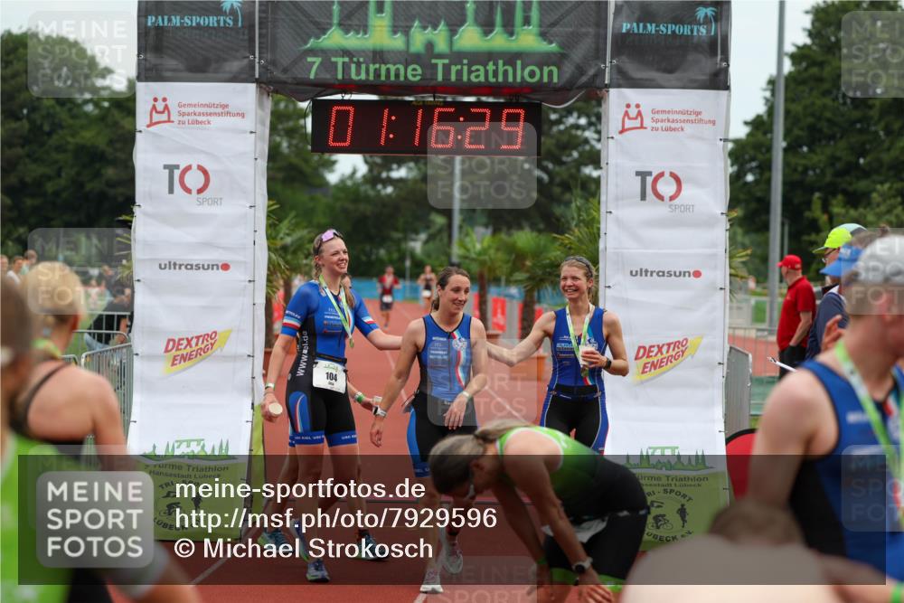 15.06.2025 - 7 Türme Triathlon Michael Strokosch http://msf.ph/oto/7929596 15.06.2025 10:16:30 Ziel 101 meine-sportfotos.de