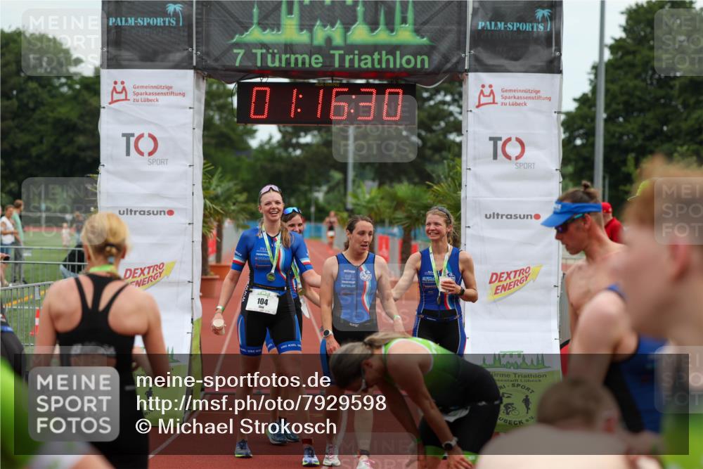 15.06.2025 - 7 Türme Triathlon Michael Strokosch http://msf.ph/oto/7929598 15.06.2025 10:16:30 Ziel 101 meine-sportfotos.de