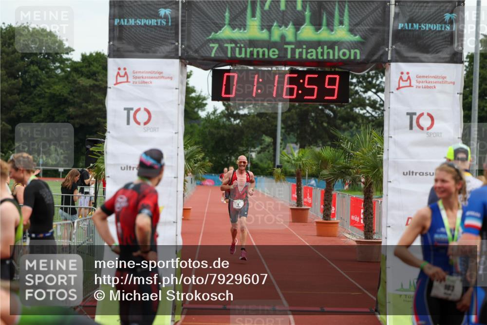 15.06.2025 - 7 Türme Triathlon Michael Strokosch http://msf.ph/oto/7929607 15.06.2025 10:17:00 Ziel 9 meine-sportfotos.de