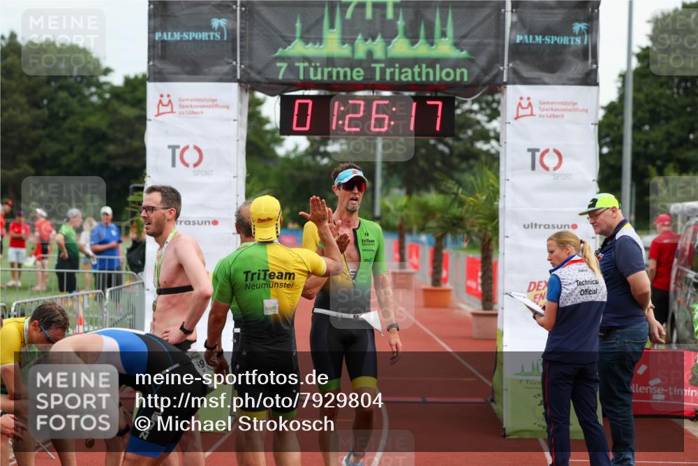 15.06.2025 - 7 Türme Triathlon Michael Strokosch http://msf.ph/oto/7929804 15.06.2025 10:26:18 Ziel 55 meine-sportfotos.de